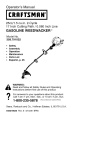 Craftsman 358.791032 Operator`s manual