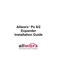 Allworx Px 6/2 Installation guide