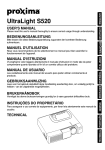 Proxima Ultralight S520 User`s manual
