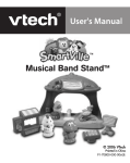 VTech 3-in-1 Musical Band Instruction manual
