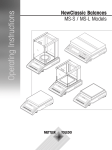 Mettler Toledo AL-IC Operating instructions