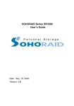 Raidon SOHORAID Series SR3500 User`s guide