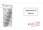 Lightmaster XL Manual