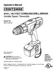 Craftsman 973.114170 Operator`s manual