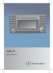 Mercedes-Benz Audio 20 Operating instructions