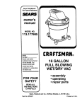 Craftsman 113.177905 Owner`s manual