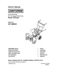 Craftsman 247.886640 Owner`s manual