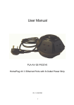 VeseNET PLA-AV-3E-PIGGY6 User manual