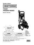 Craftsman 580.752242 Operator`s manual