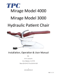 Mirage 4000 User manual