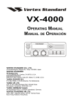 VX-4000 Operating Manual
