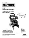 Craftsman 580.752800 Owner`s manual