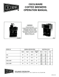 Cecilware 2000 Specifications