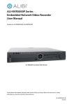 ALIBI ALI-NVR5000P Series User manual
