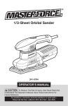 MasterForce 241-0794 Operator`s manual