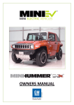 MEV Mini Hummer HX Specifications