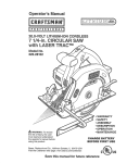 Craftsman 320.28102 Operator`s manual
