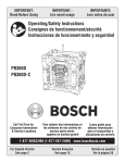 Bosch PB360D-C Specifications