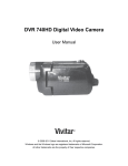 Vivitar DVR 740HD User manual