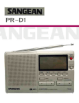 Sangean PR-D1 Technical data