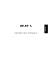 Brother RH-981A Instruction manual