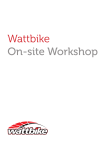 Wattbike On-site Workshop