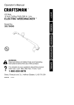 Craftsman 358.799000 Operator`s manual