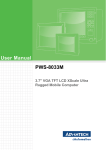 Advantech PWS-8033M User manual