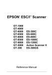 Epson ActionScanner Mac - ActionScanning System Operating instructions