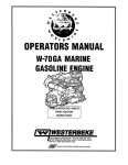 Westerbeke W-70GA Installation manual