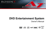 Rosen DVD Entertainment System Owner`s manual