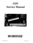 ENSONIQ ASR-10 Service manual