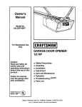 Craftsman 139.53974SRT Owner`s manual