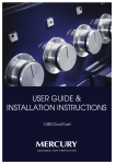 Mercury 1082 Dual Fuel User guide