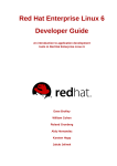 Red Hat ENTERPRISE LINUX 3 - DEVELOPER TOOLS GUIDE User guide