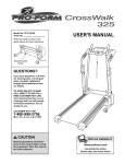 ProForm PFTL39120 User`s manual