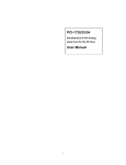 Advantech PCL-734 User manual