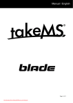 Blade takeMS User manual