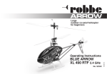 ROBBE BLUE ARROW XL 490 Operating instructions