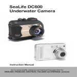 Sealife DC 600 Instruction manual