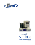 SCRIBE PC User`s Manual Rev.:103105