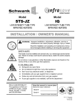 Schwank STS-JZ Owner`s manual