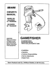 Craftsman 225.582500 Owner`s manual