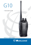 Midland PMR446 TRANSCEIVER Specifications