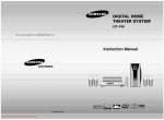 Samsung HT-P1200T Instruction manual