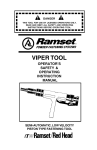RAMSET Viper Tool Operating instructions