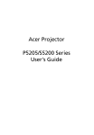 Acer P5205 User`s guide