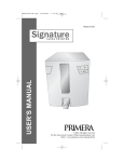 Primera Digital label and decal press 3 User`s manual
