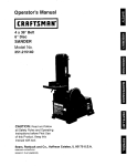 Craftsman 351.215140 Operator`s manual