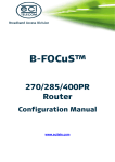 Eci Telecom B-FOCuS 312 Specifications